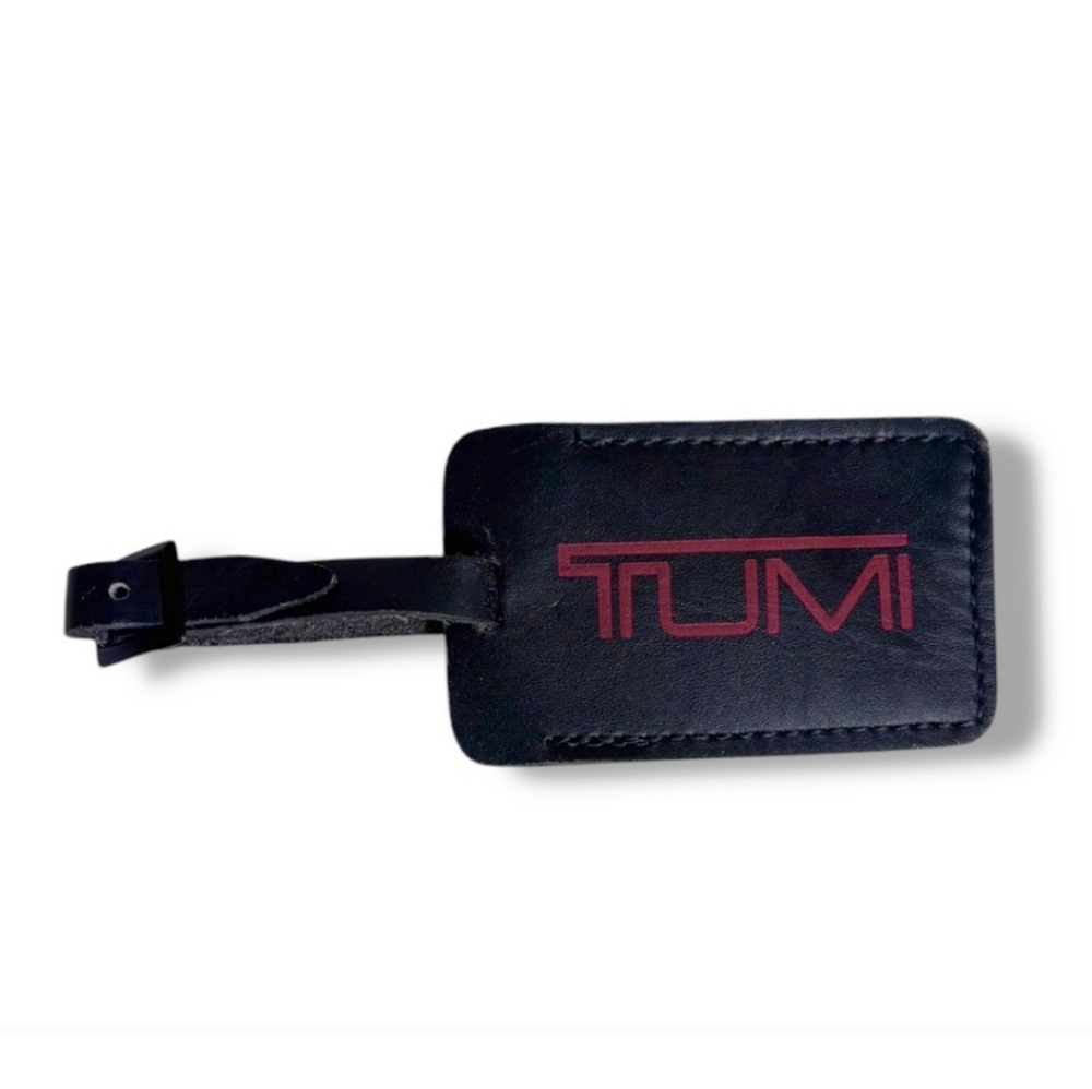 TUMI Black Alpha Large Luggage Tag VINTAGE